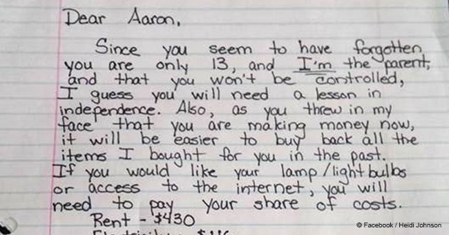 Mother writes perfect life-lesson letter to disrespectful son and it goes viral