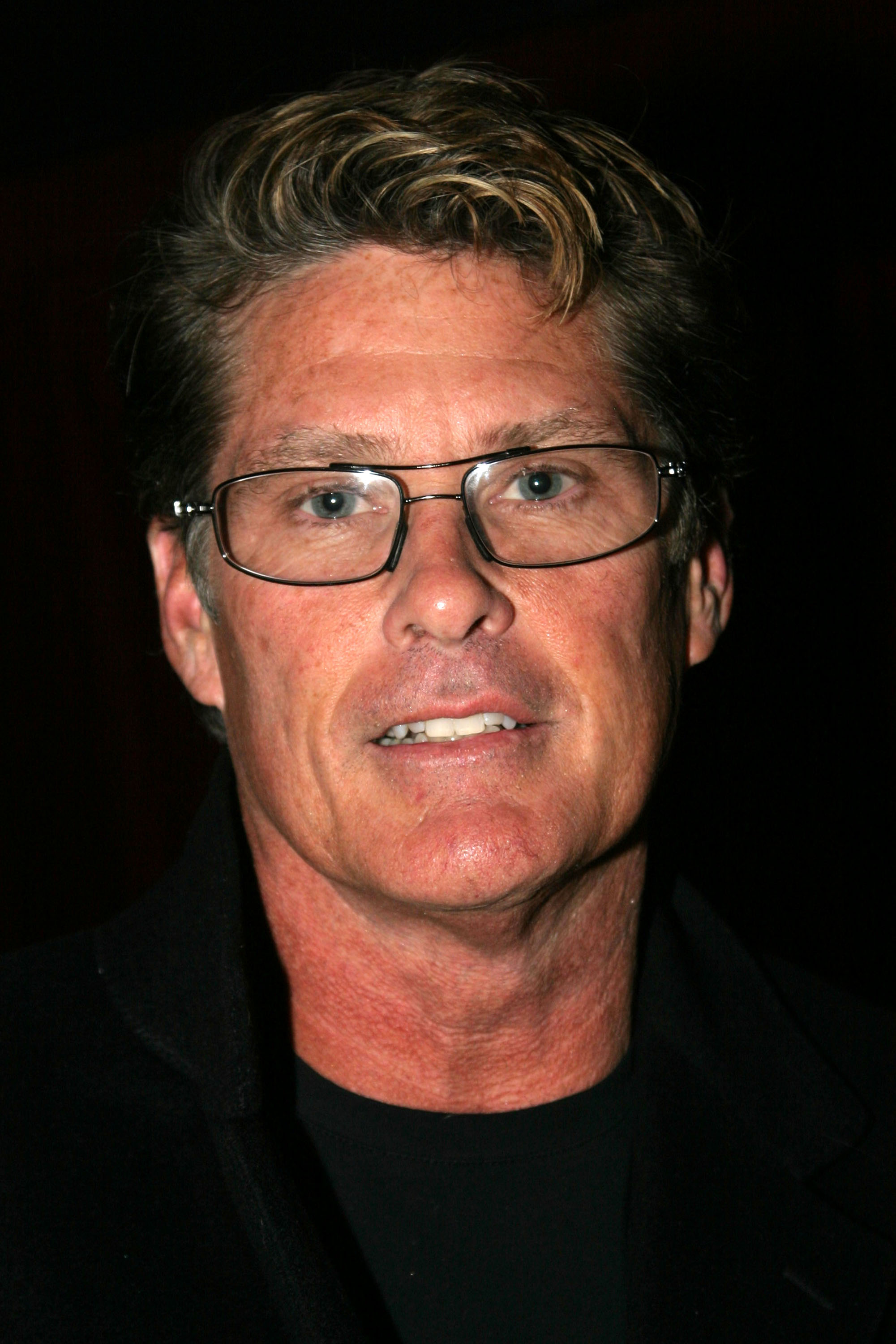 David Hasselhoff during the opening night for John Patrick Shanley's "Doubt" on Broadway at The Walter Kerr Theater and The Supper Club on March 31, 2005, in New York City, New York.