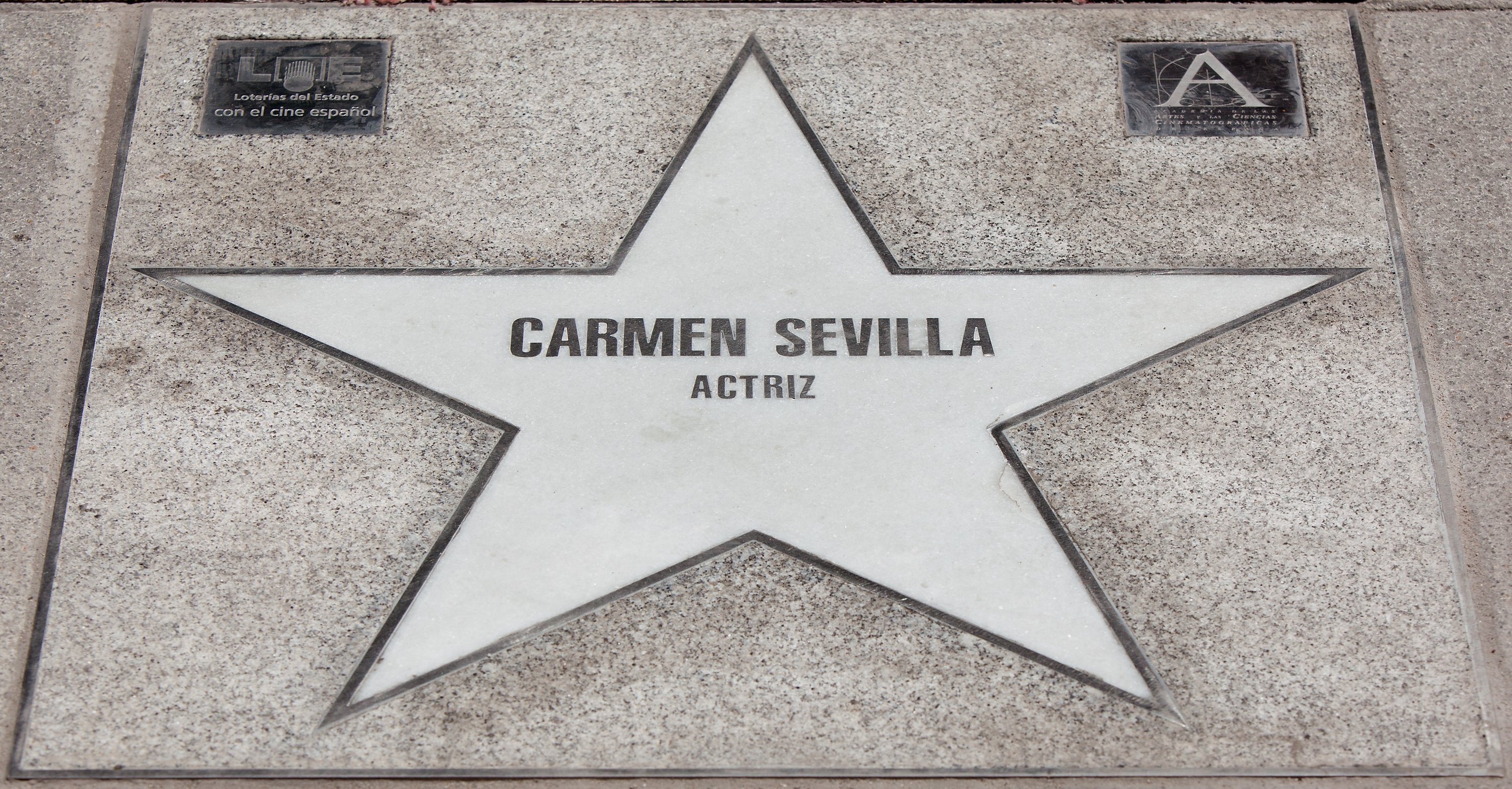Estrella de Carmen Sevilla en el Paseo de la Fama de Madrid. || Fuente: Getty Images
