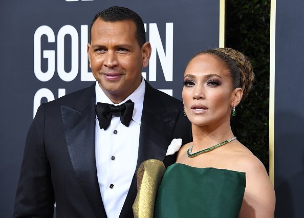 Jennifer Lopez and Alex Rodriguez arrive at the 77th Annual Golden Globe Awards at The Beverly Hilton Hotel on January 05, 2020. | Photo :Getty Images