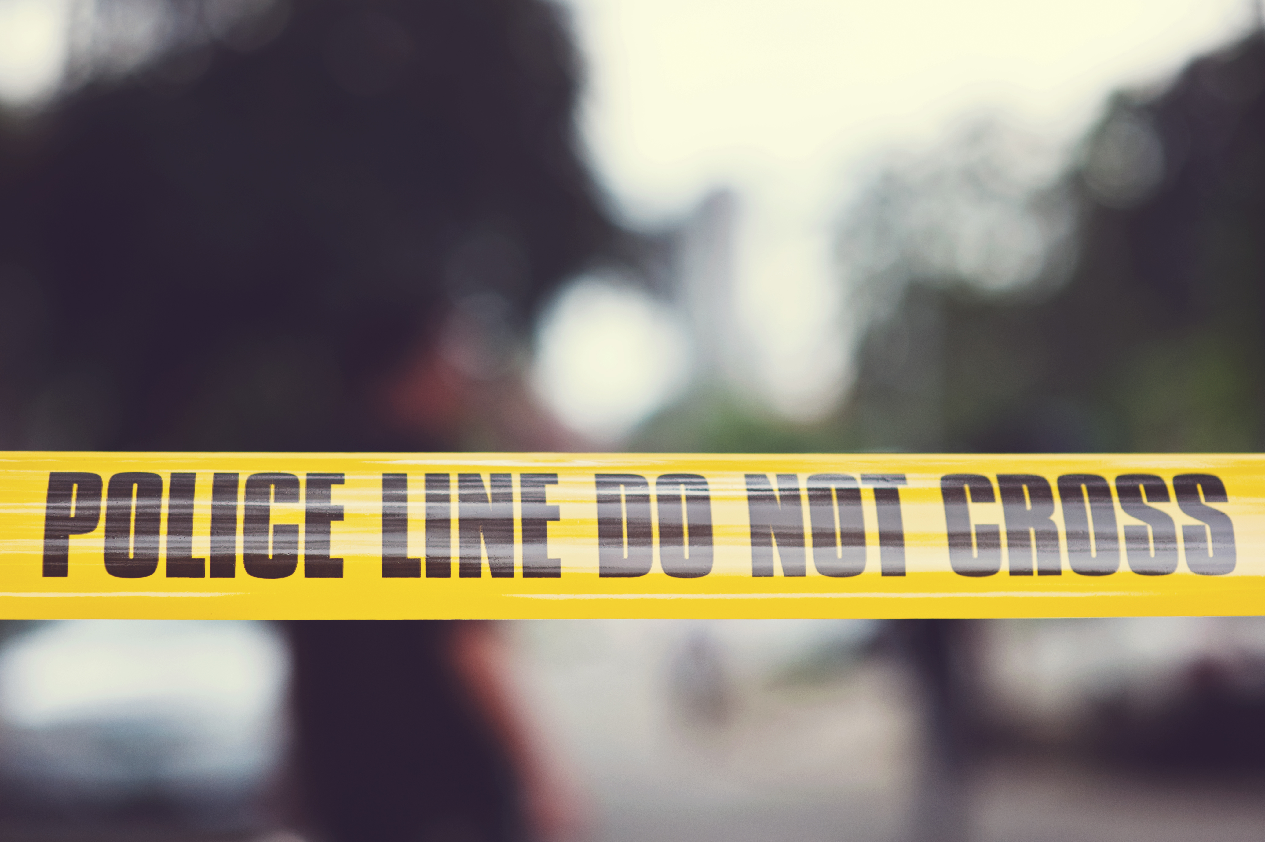A police line tape | Source: Getty Images
