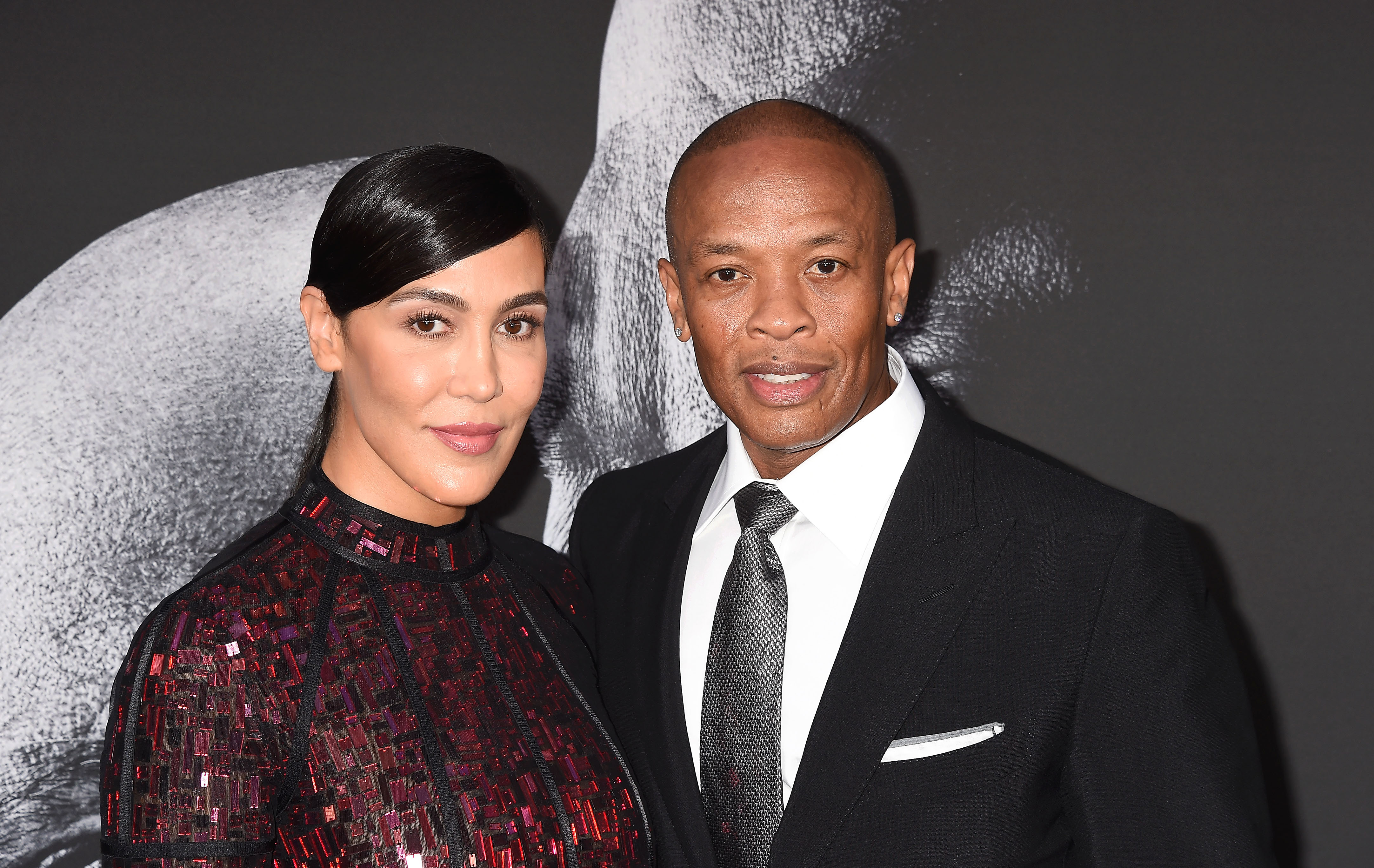 Nicole Threatt and Dr. Dre attend the premiere of HBO's 'The Defiant Ones' at Paramount Theatre on June 22, 2017, in Hollywood, California. | Source: Getty Images