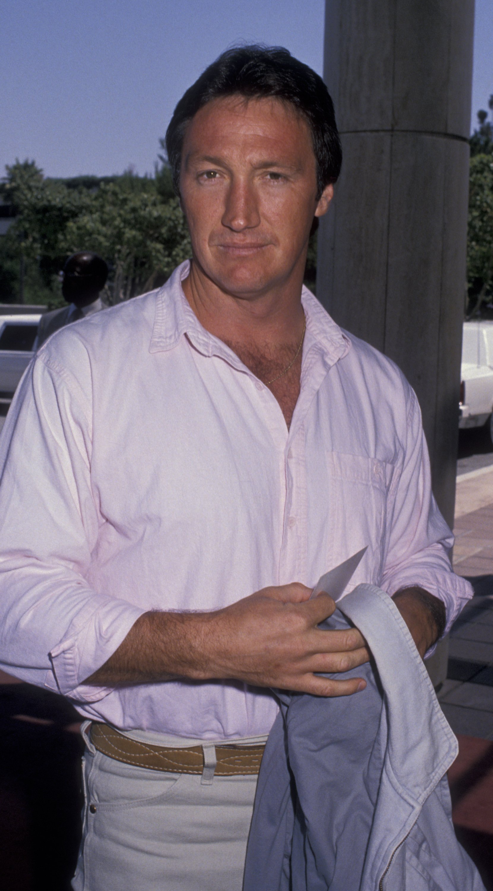 Alan Autry at the\u00a0NBC TV Affiliates Party hosted at the Registry Hotel in LA, California on August 7, 1988 | Source: Getty Images