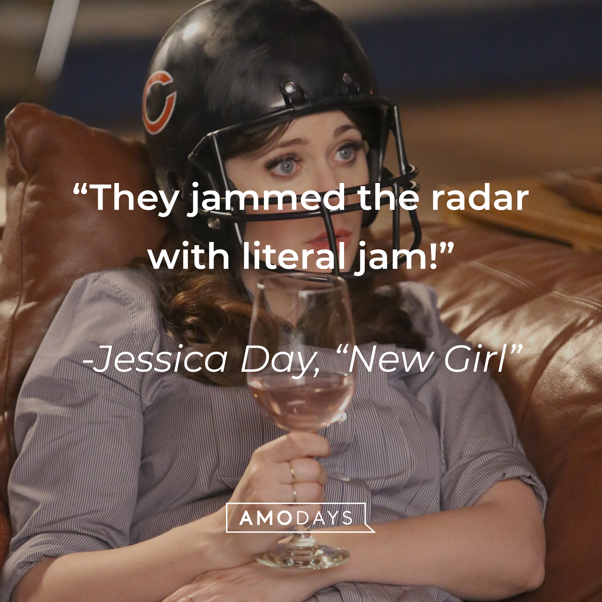 Jessica Day’s quote from “New Girl”: “They jammed the radar with literal jam!” | Source: facebook.com/OfficialNewGirl