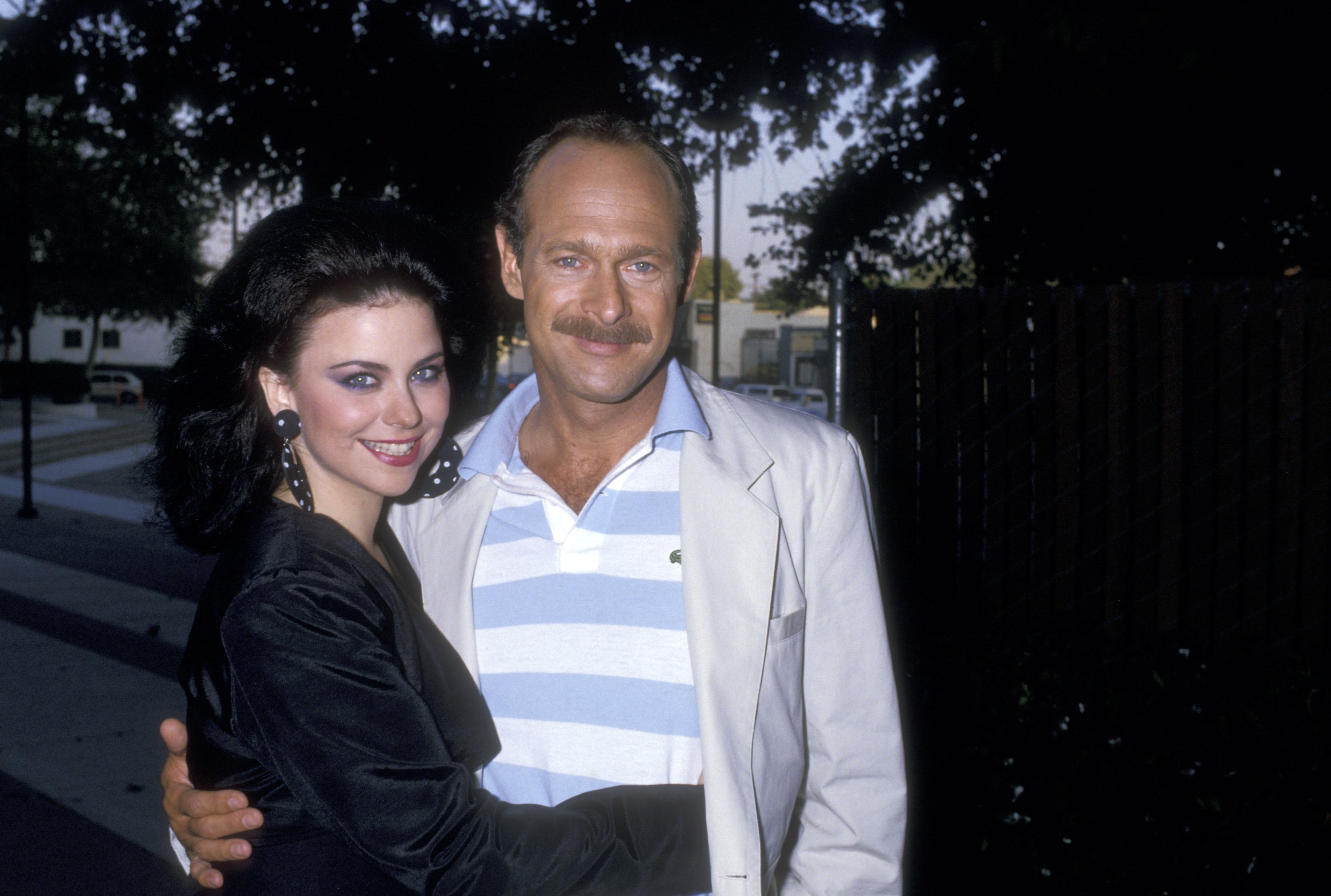 Delta Burke and Gerald McRaney at the Designing Women Party , Pacific Design Center, West Hollywood, 1987 | Source: Getty Images 