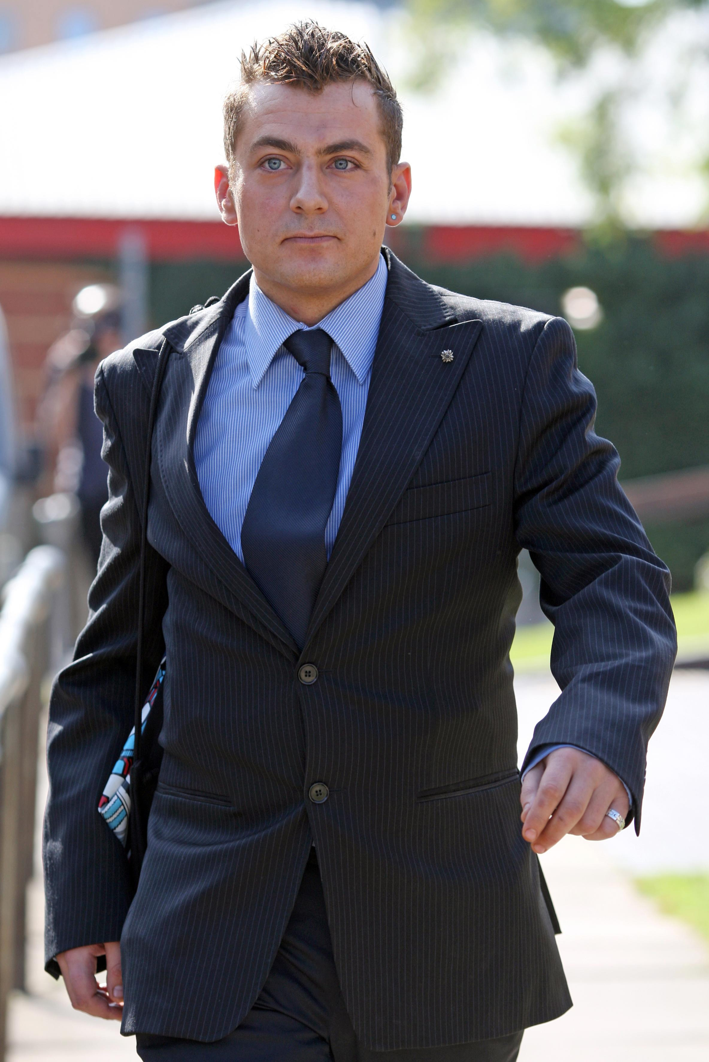 Paul Danan leaves Stevenage Magistrates' Court in Hertfordshire after appearing on alleged drugs and public order charges in 2010 | Source: Getty Images