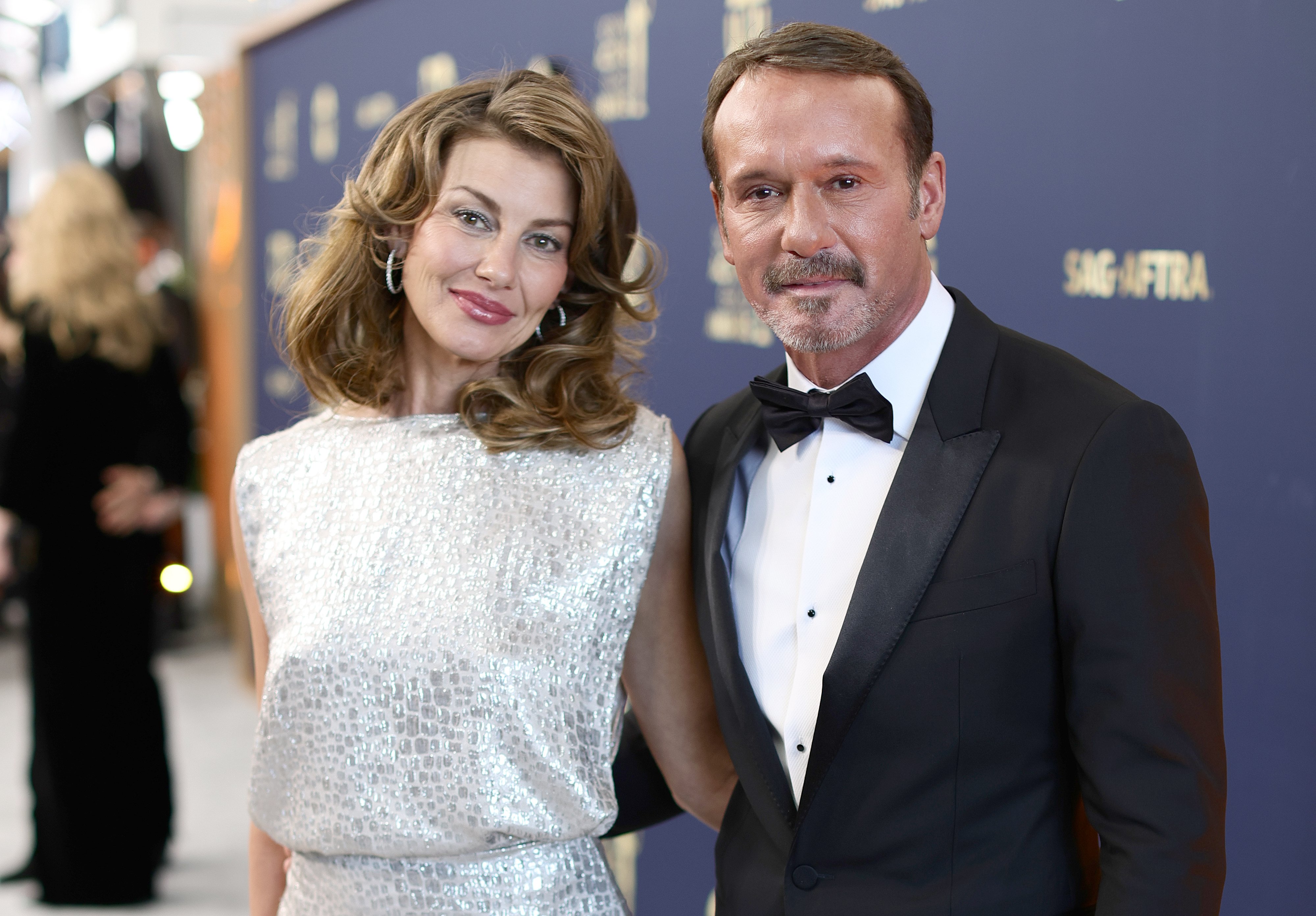 Faith Hill and Tim McGraw attend the 28th Screen Actors Guild Awards at Barker Hangar on February 27, 2022, in Santa Monica, California. | Source: Getty Images