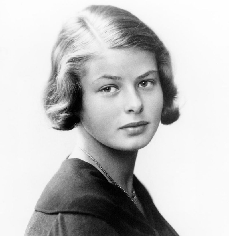 Ingrid Bergman at 16 -- a self-portrait was taken with camera equipment inherited from her father | Source: Wikimedia