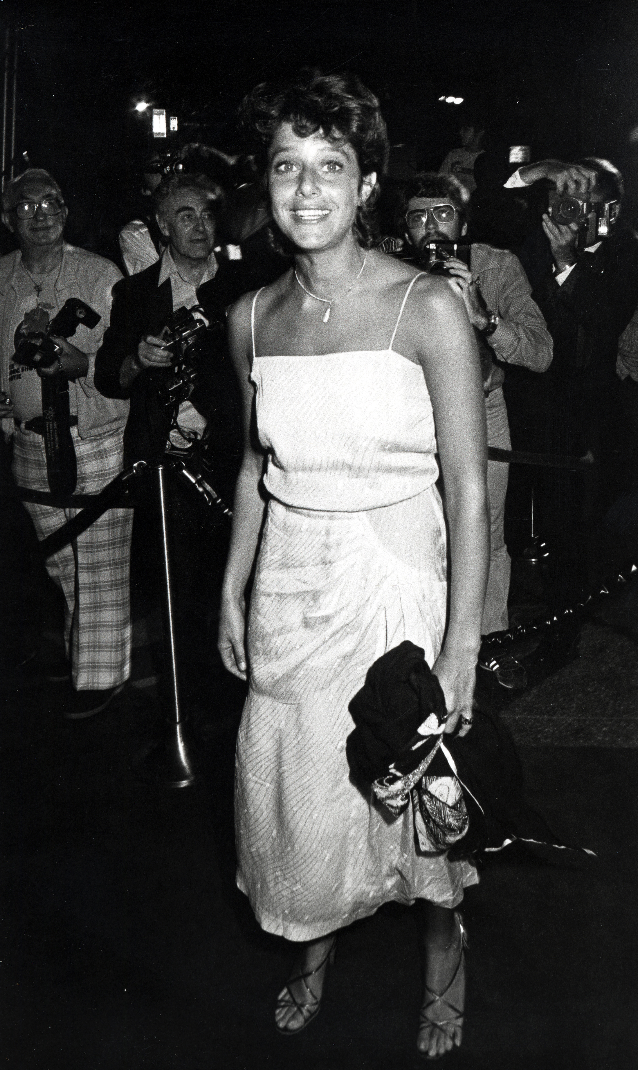 The actress at the "Stayin' Alive" premiere on July 11, 1983, in Hollywood, California. | Source: Getty Images