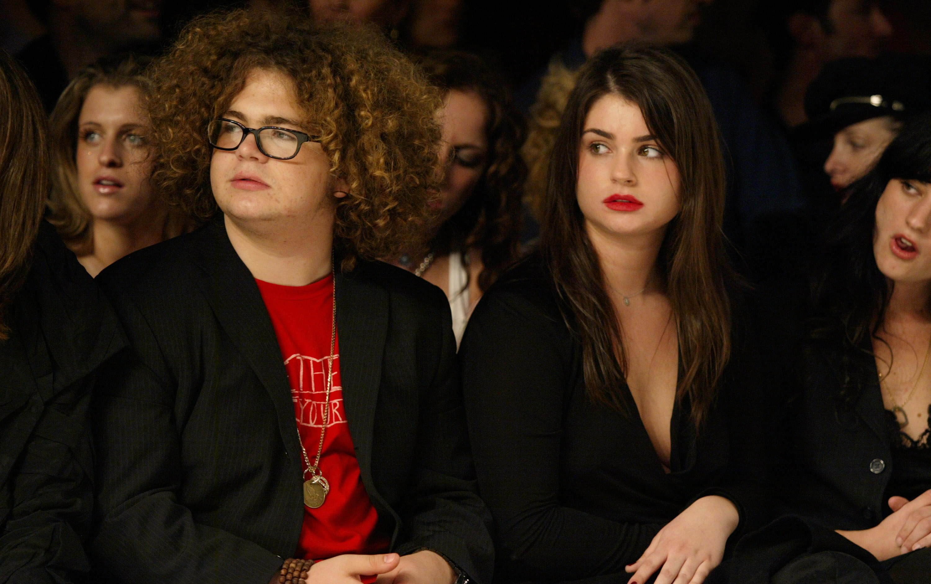 Jack and Aimee Osbourne during Mercedes-Benz Shows LA Fashion Week Spring 2004 at The Standard in Los Angeles, California. | Source: Getty Images