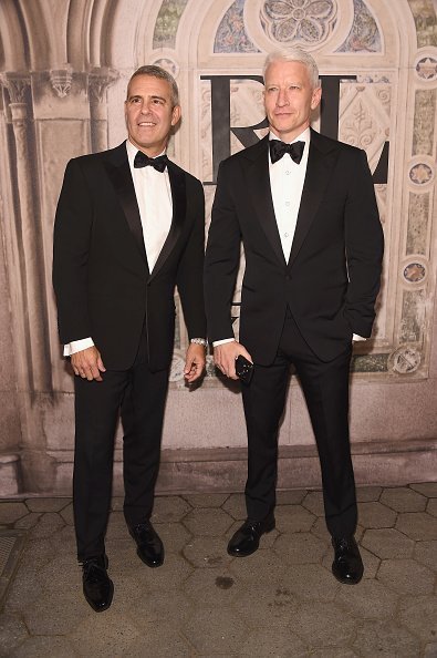 Andy Cohen and Anderson Cooper attend the Ralph Lauren 50th Anniversary. | Photo Credit: Getty Images