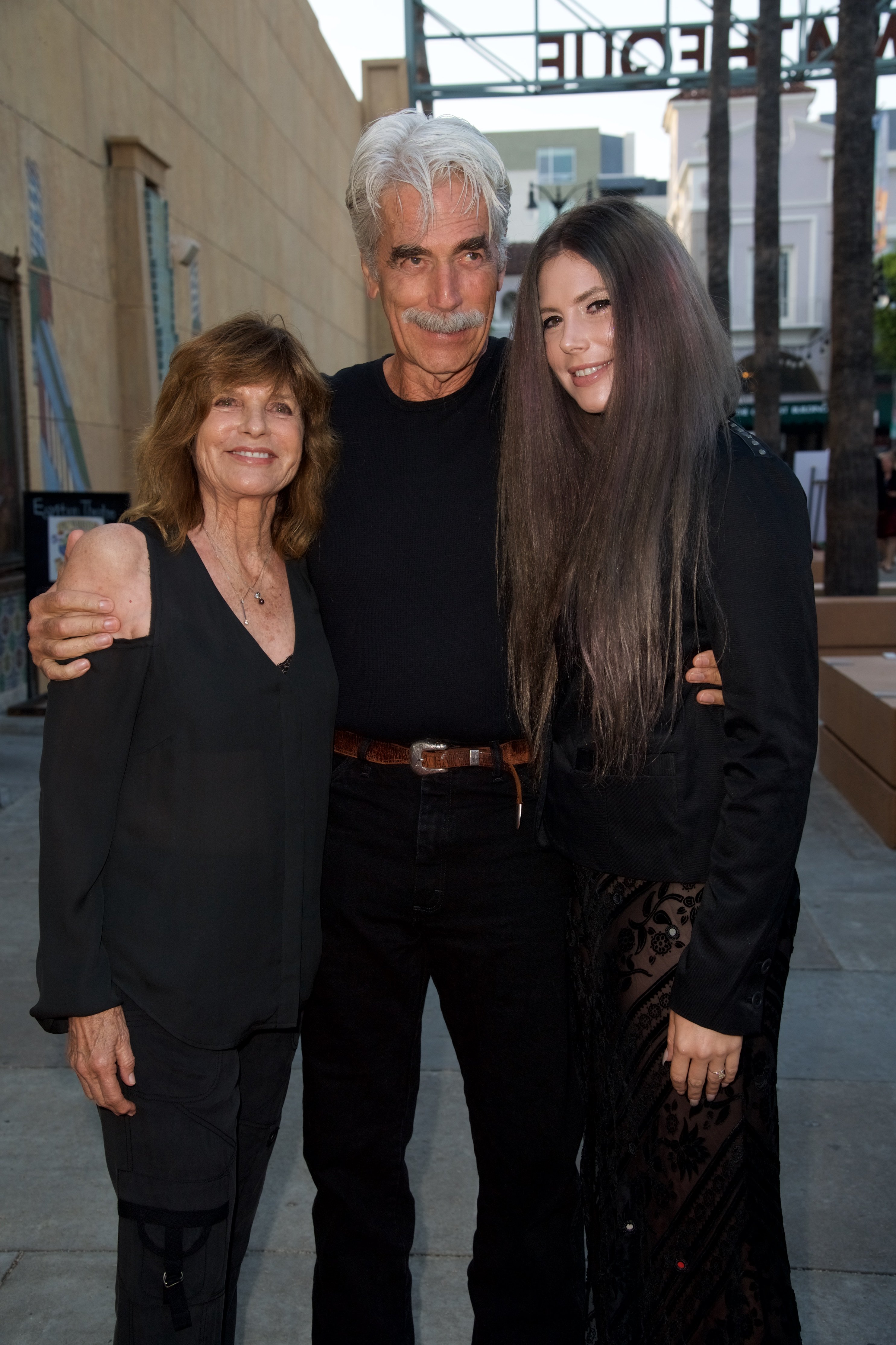 Katharine Ross, Sam Elliott, and daughter Cleo Elliott attend the Premiere Of The Orchard's "The Hero" at the Egyptian Theatre on June 5, 2017, in Hollywood, California. | Source: Getty Images