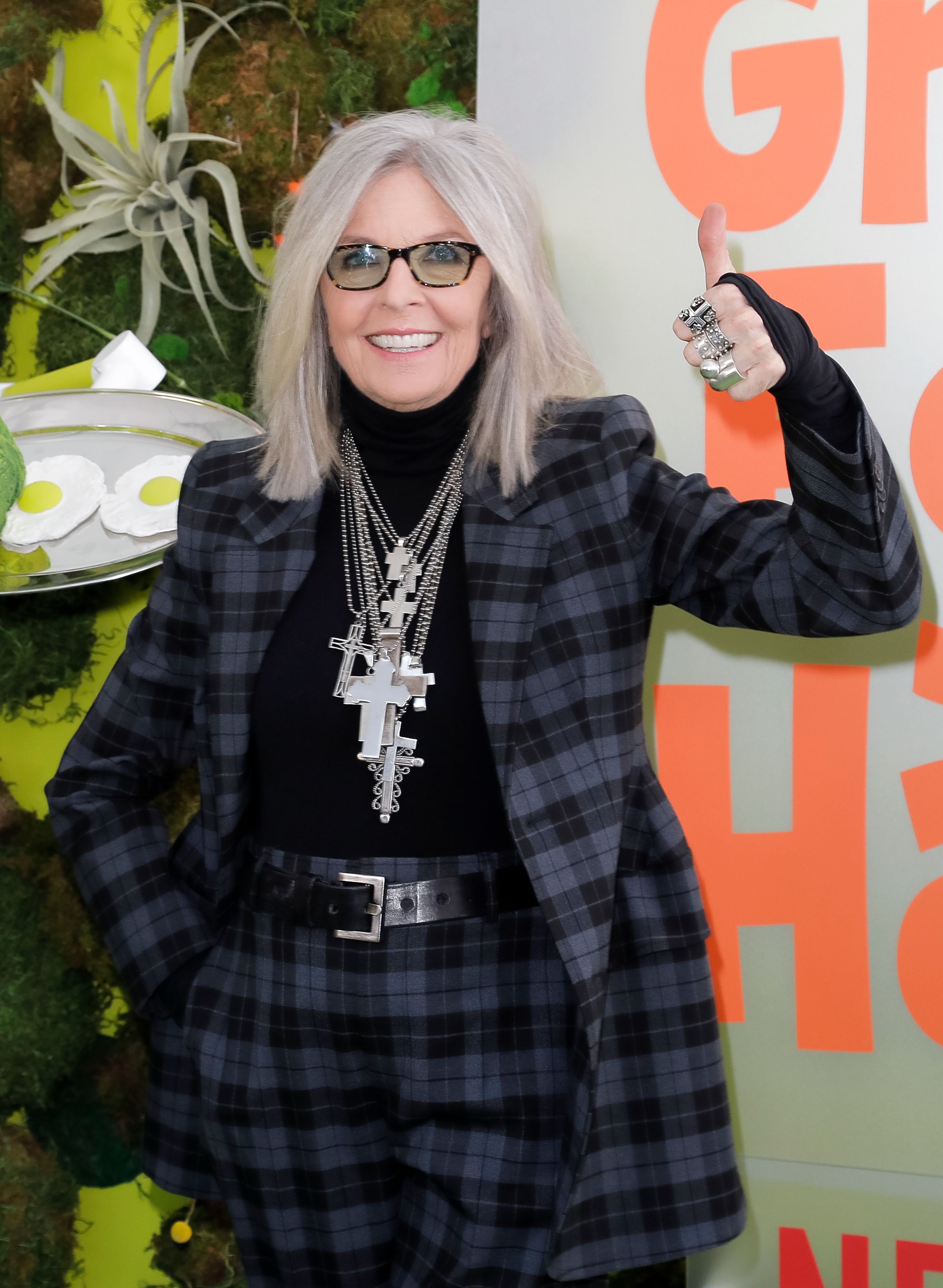 Diane Keaton attends the premiere of "Green Eggs And Ham" at Hollywood American Legion on November 3, 2019 in Los Angeles, California. | Source: Getty Images