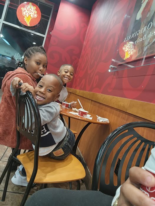 Bernedine and James Spann's children, Ja’Leah, Jaxton, and James from a post dated January 15, 2023 | Source: Facebook/james.spann.739