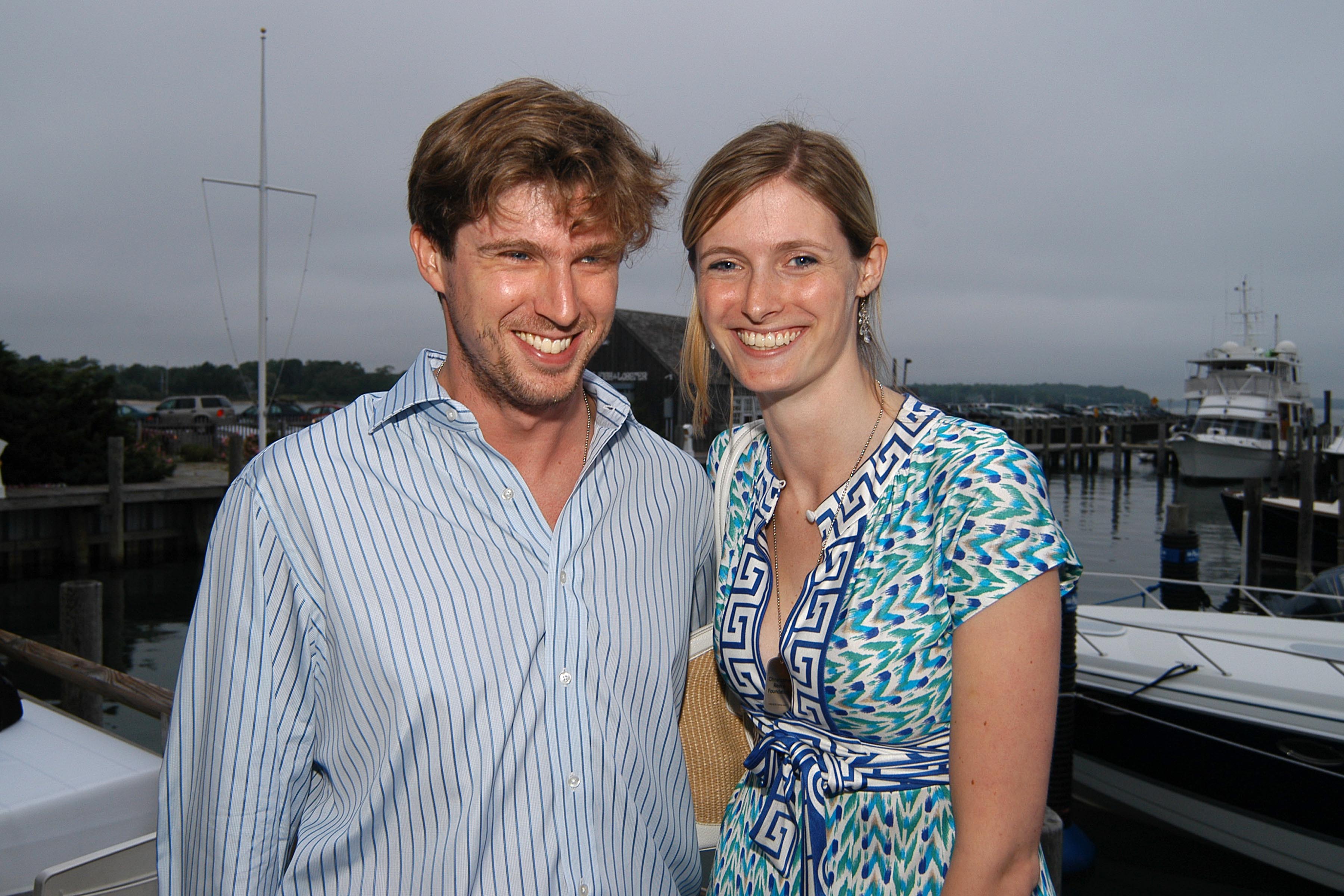 Matthew Reeve and Alexandra Reeve during the annual Summer Solstice Celebration at B. Smith's on June 23, 2006 in Sag Harbor, New York | Source: Getty Images