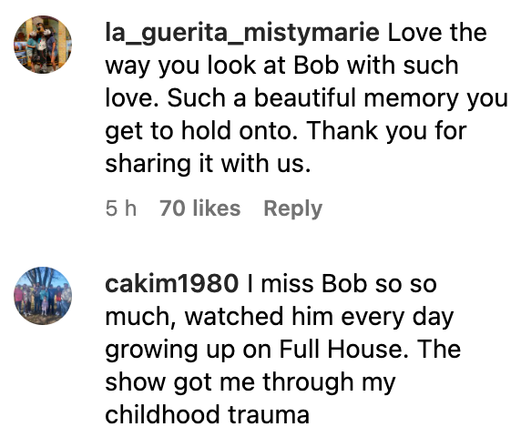 Comments under John Stamos's Instagram post from April 6, 2023. | Source: Instagram.com/johnstamos