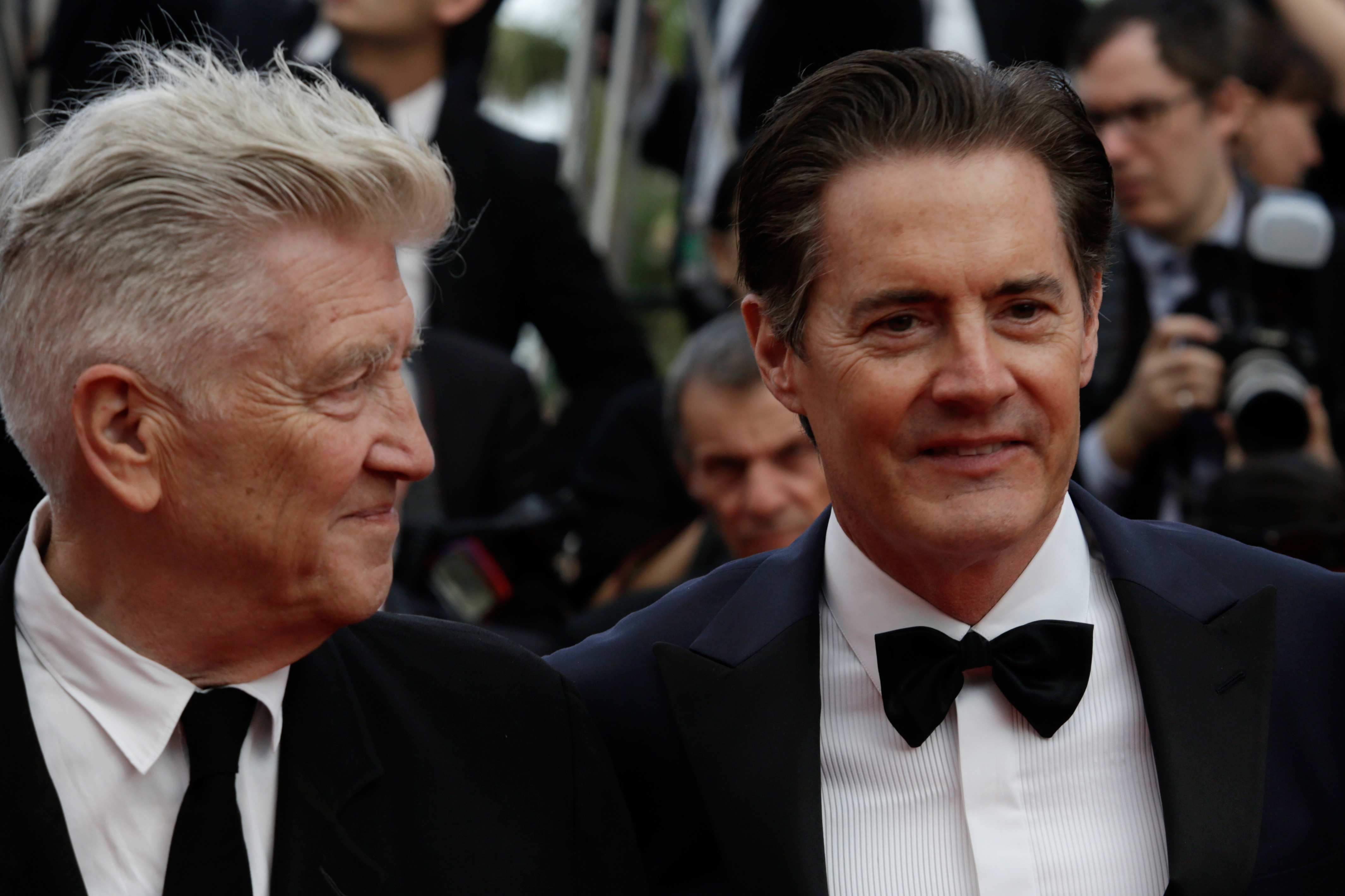 David Lynch and Kyle MacLachlan attend the Cannes Film Festival on May 25, 2017 | Source: Getty Images