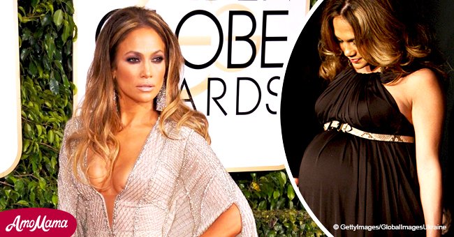J.Lo shares a throwback photo of her baby bump and compares it to her snap in a sultry bikini