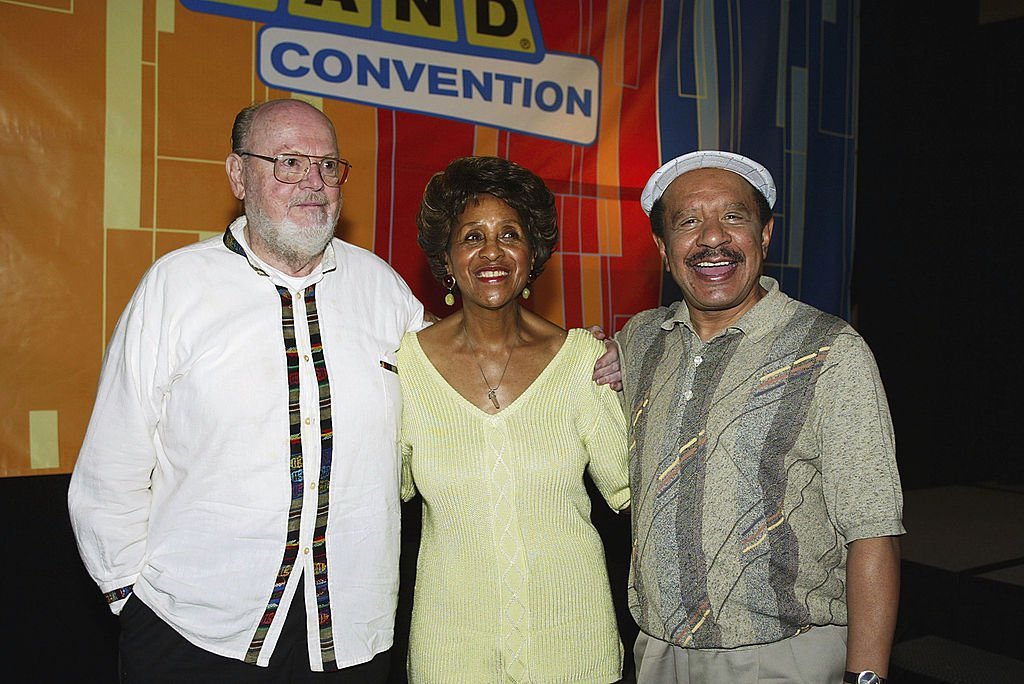 The Jefferson's" Ned Wertimer, Marla Gibbs and Sherman Hemsley appear at the First Official TV Land Convention at the Burbank Airport Hilton | Getty Images