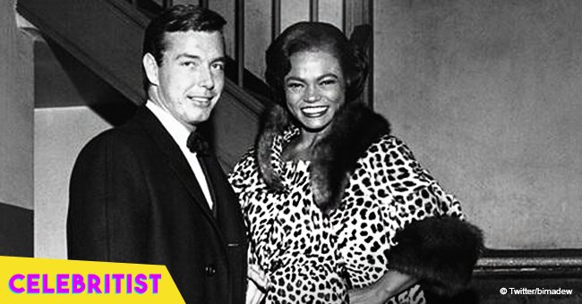 Eartha Kitt's daughter shares photo with her white father, showing off their uncanny resemblance