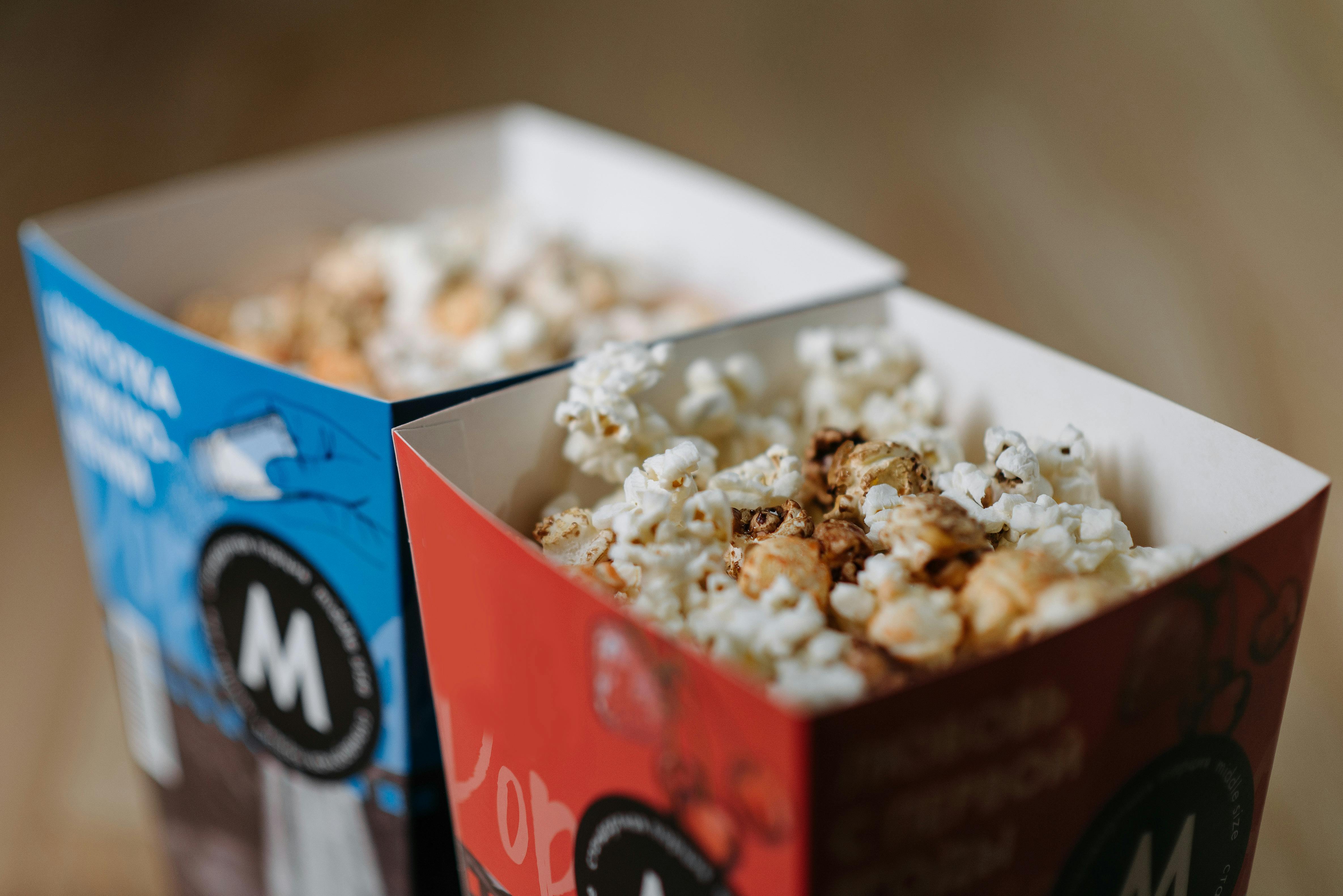 Boxes of popcorn | Source: Pexels