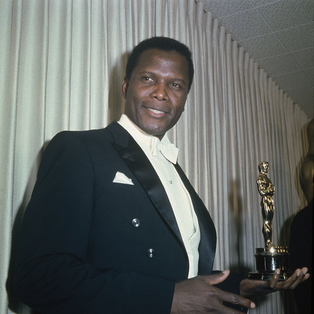 Sidney Poitier at the 36th Academy Awards ceremony, April 13, 1964 in Santa Monica, California | Photo: Getty Images