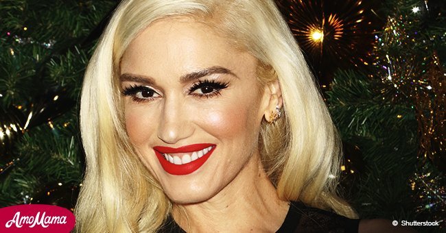 Gwen Stefani, 48, flashes her slender figure in a skintight black and white checkered dress