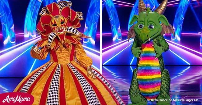 Here's Who 'The Masked Singer' Revealed Was the Dragon & Harlequin ...