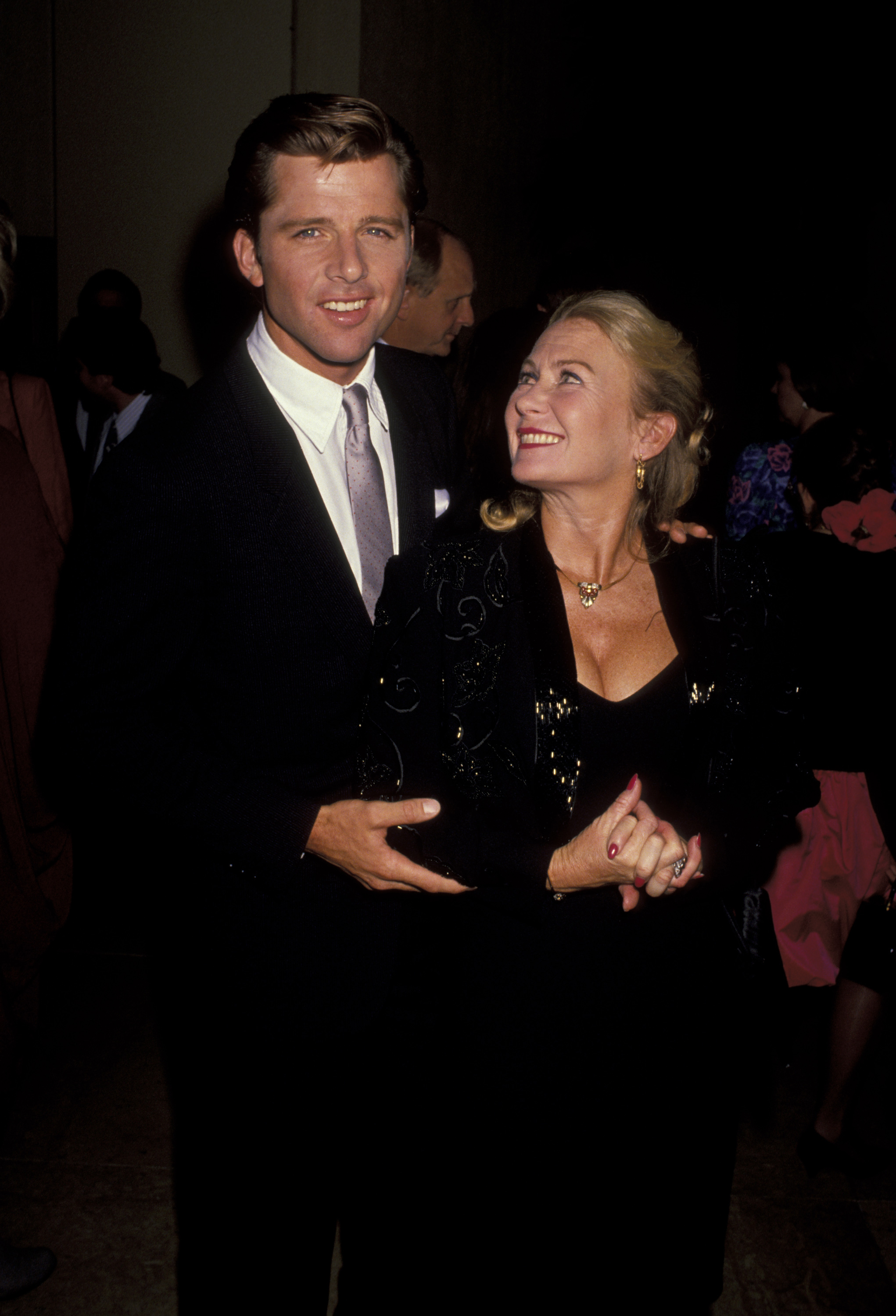 Maxwell Caulfield and the actress during American Cinema Awards Foundation's 1991 Summer Fundraiser in Beverly Hills, California. | Source: Getty Images