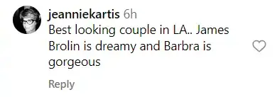Comments on Barbra Streisand's page  | Source: Instagram.com/Barbra Streisand