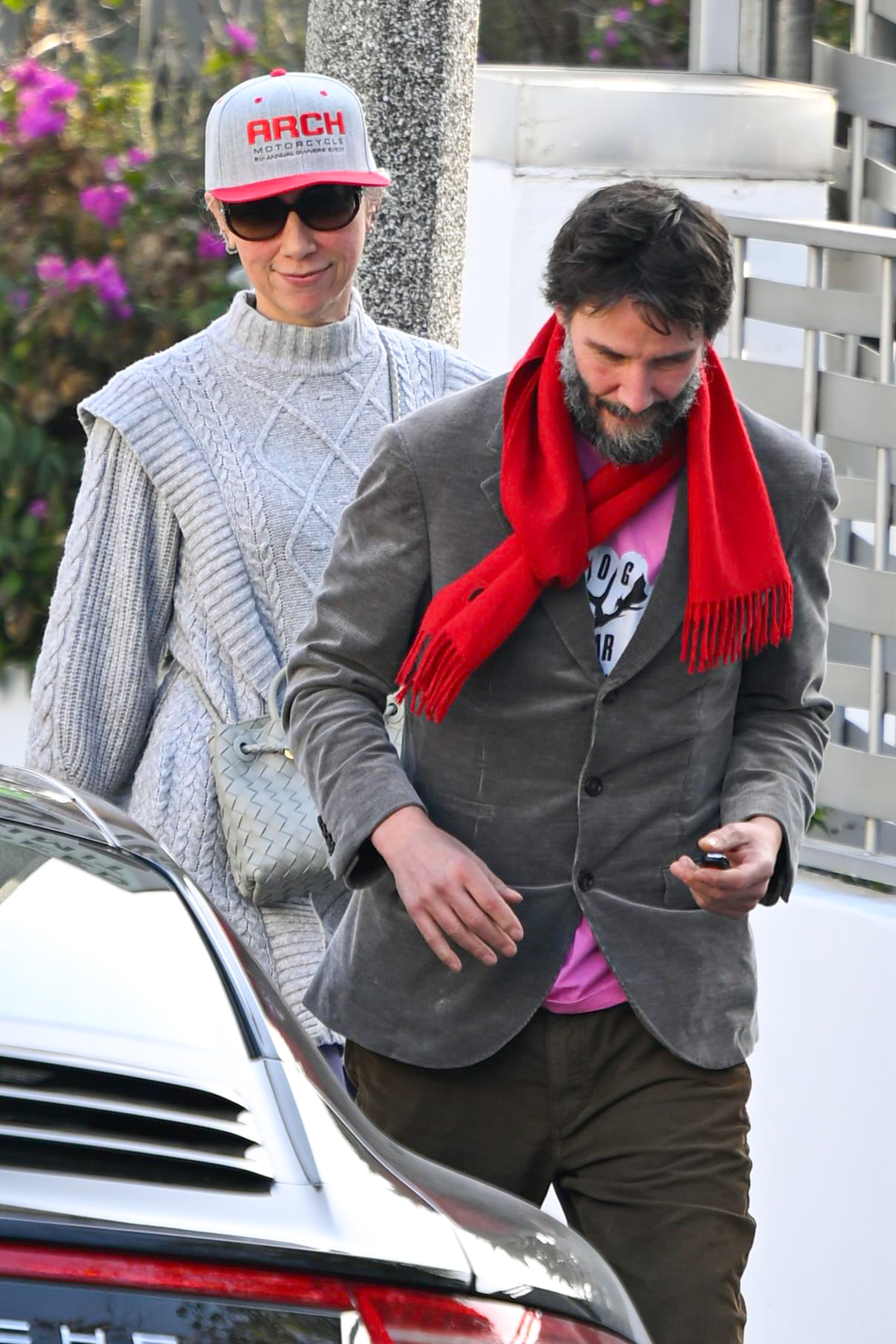 Alexandra Grant and Keanu Reeves spotted out in Los Angeles, California on December 31, 2024. | Source: Getty Images