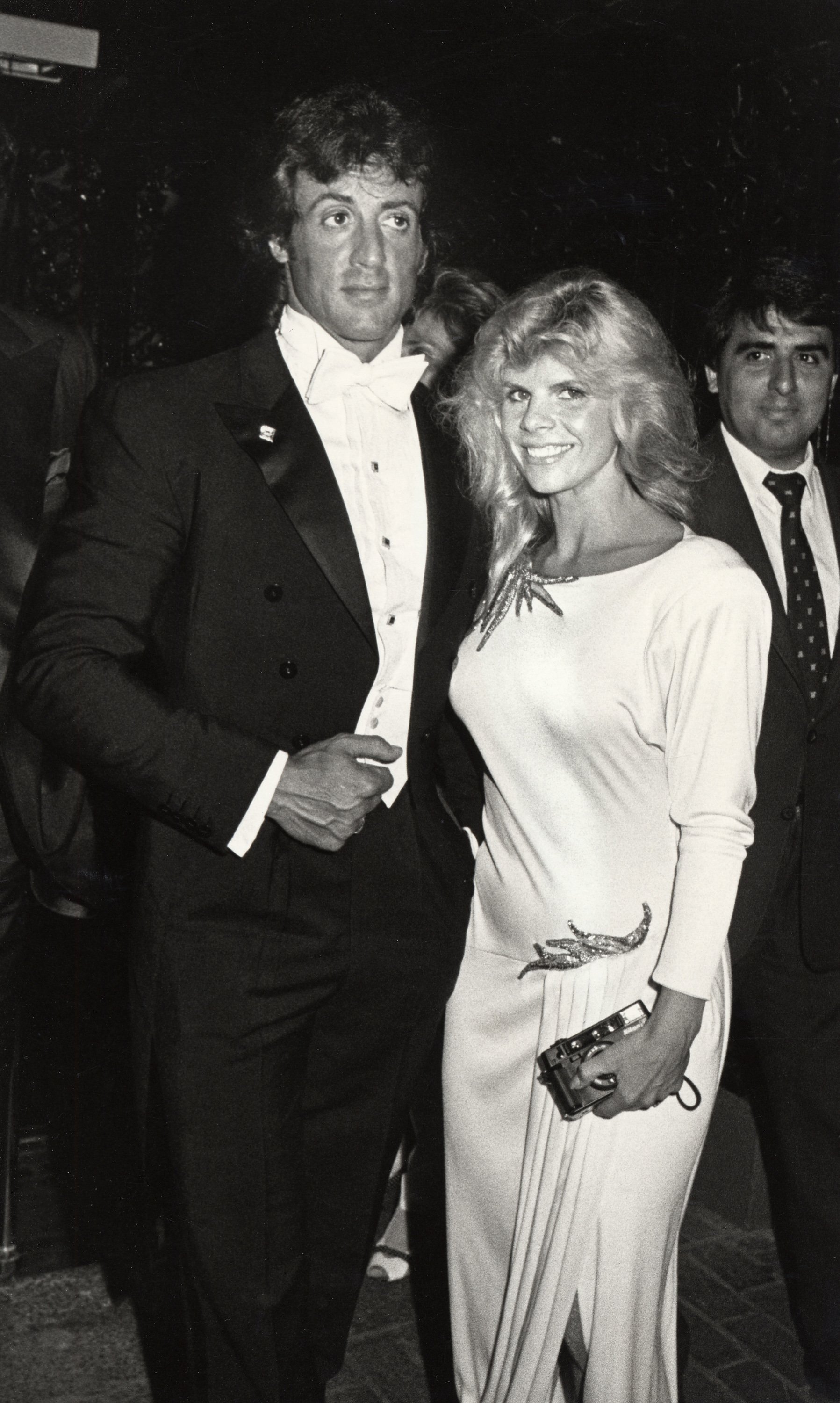 Sylvester Stallone and Sasha Czack at "Rhinestone" New York City Premiere in New York City | Source: Getty Images