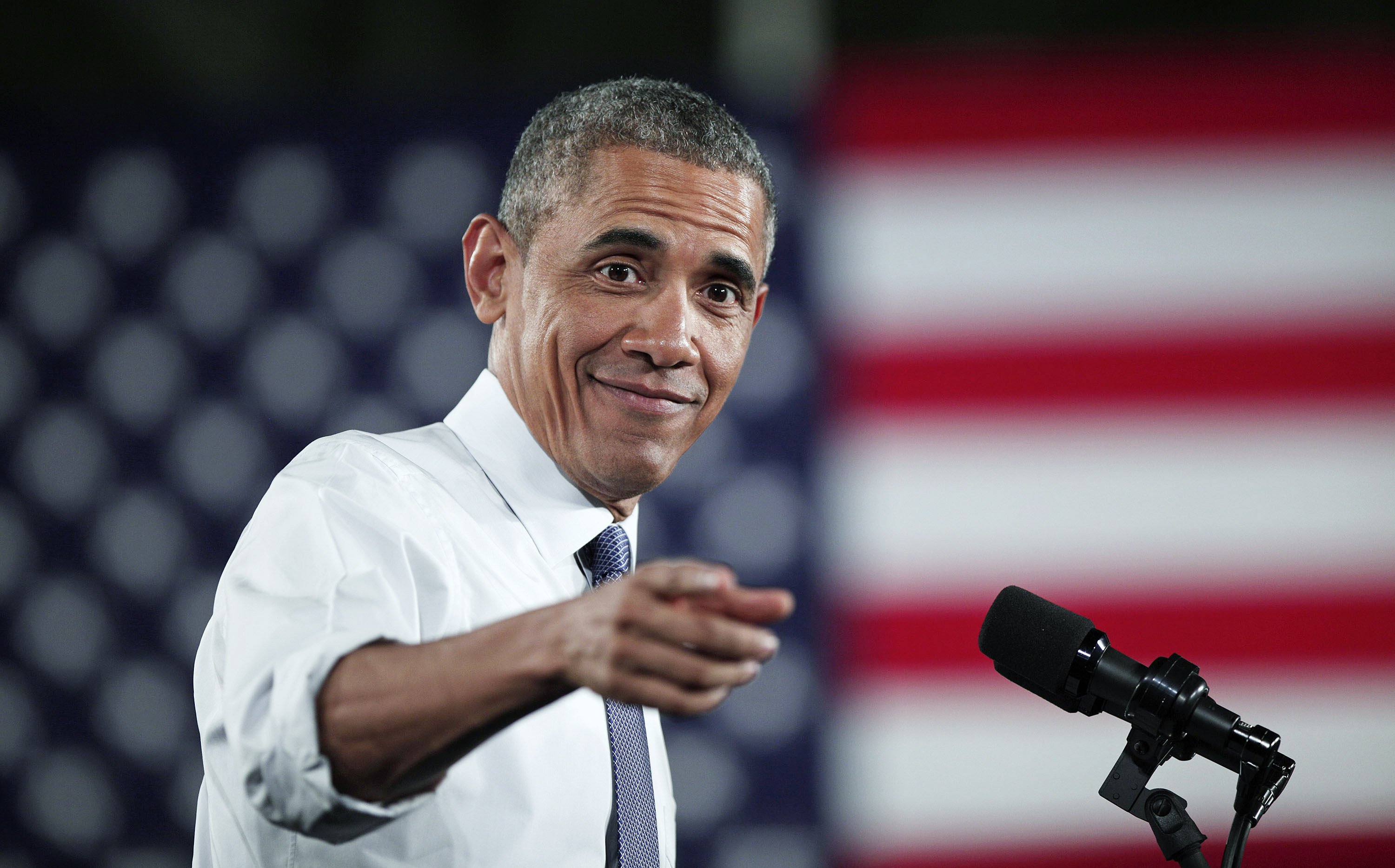 Barack Obama at the Ford Michigan Assembly Plant, 2015 in Wayne, Michigan | Source: Getty Images