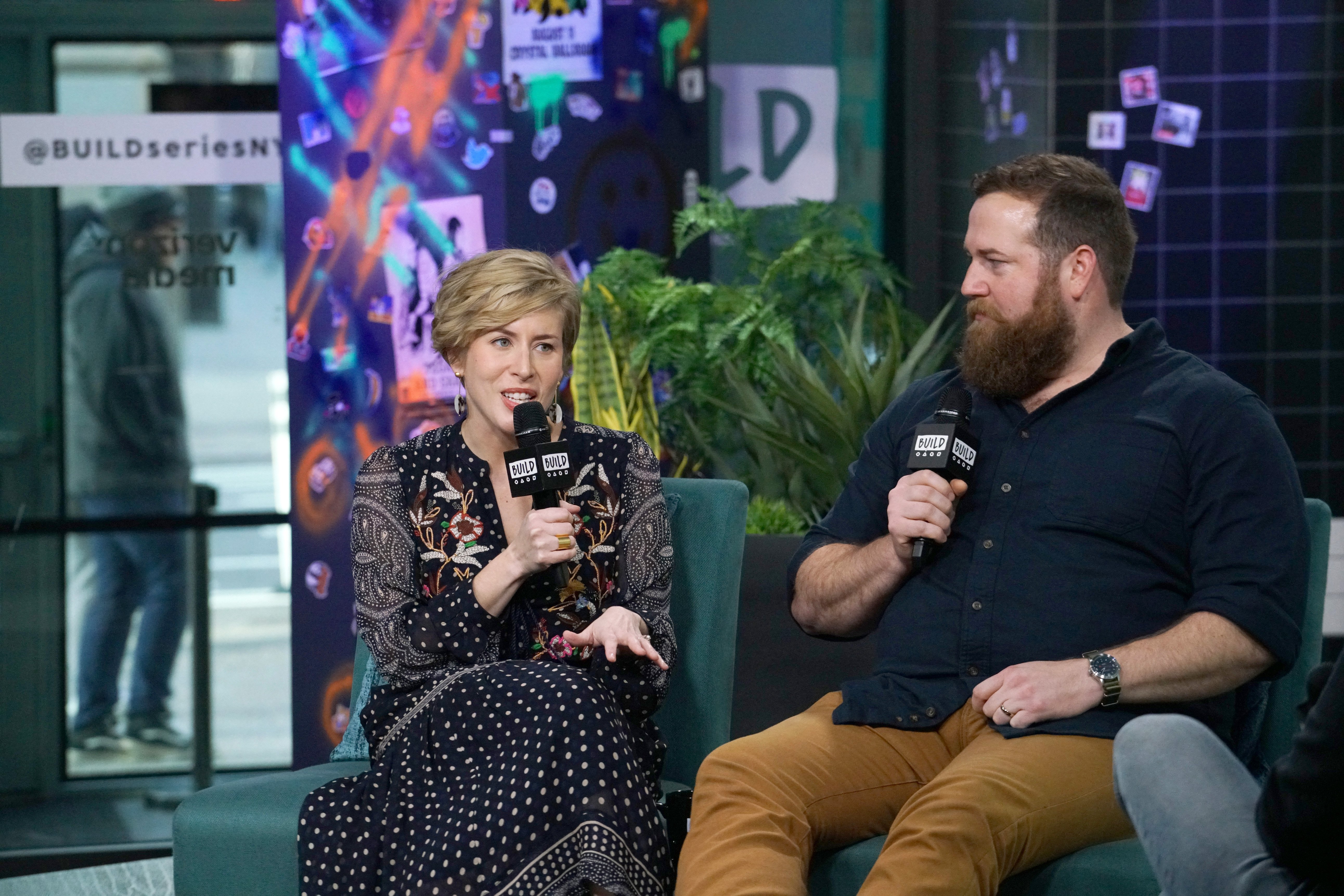 Erin Napier and Ben Napier at Build Series to discuss the new season of "Home Town" at Build Studio on January 08, 2020 in New York City. | Source: Getty Images