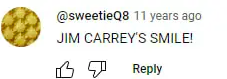Fan comment about Jane and Jim Carrey, dated January 24, 2012 | Source: YouTube/@Hollywood