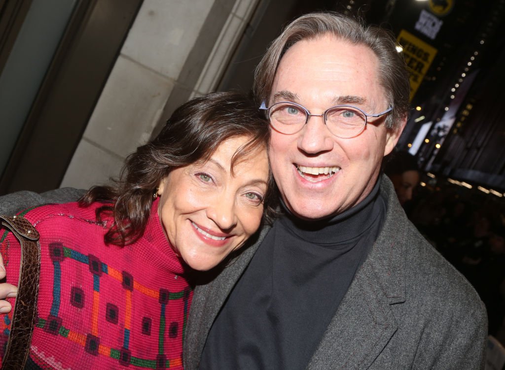 Georgiana Bischoff and husband Richard Thomas pose at the opening night of the new play "My Name Is Lucy Barton" on Broadway at The Samuel J. Friedman Theatre on January 15, 2020 in New York City.  | Source: Getty Images