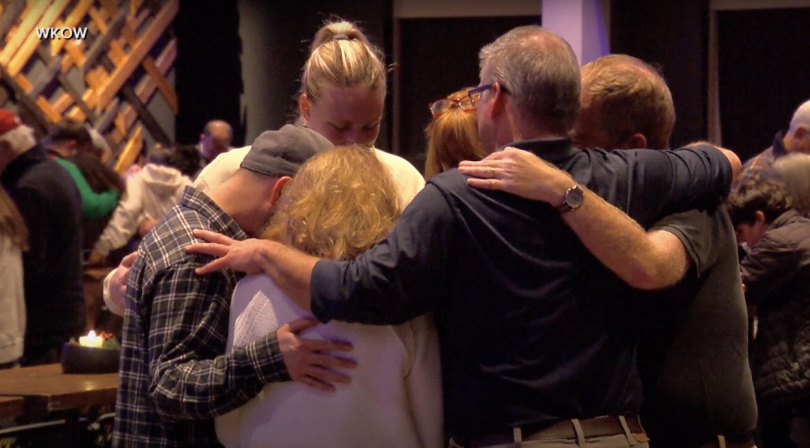 Madison community members gathered in prayer following the school shooting. | Source: YouTube/WHAS11