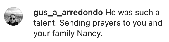 Comment under Nancy Sinatra's March 16, 2023 Instagram post. | Source: Instagram.com/nancysinatra