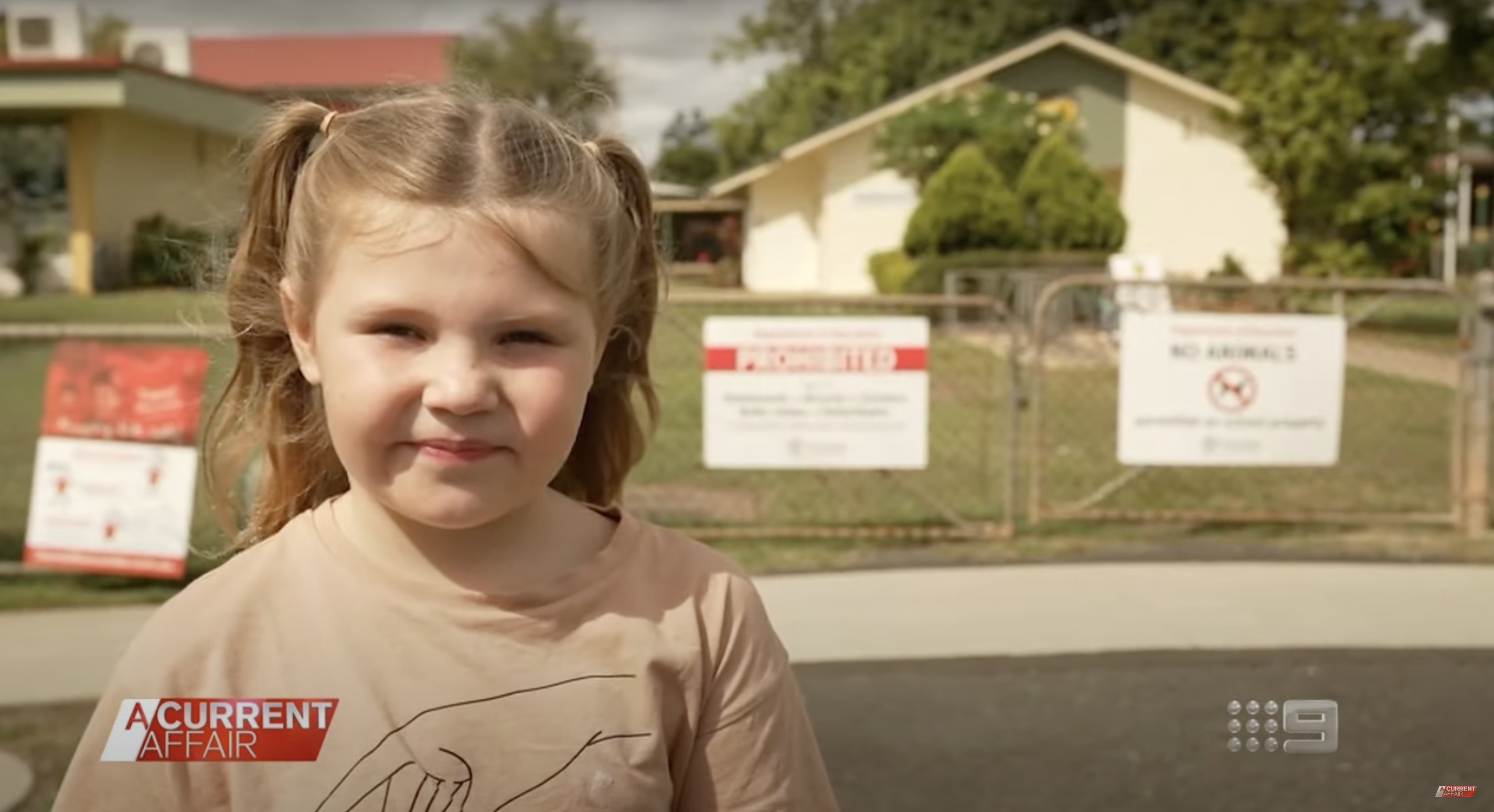 Five-year-old Eadie, as seen in a video dated December 5, 2023 | Source: youtube.com/ACurrentAffair9