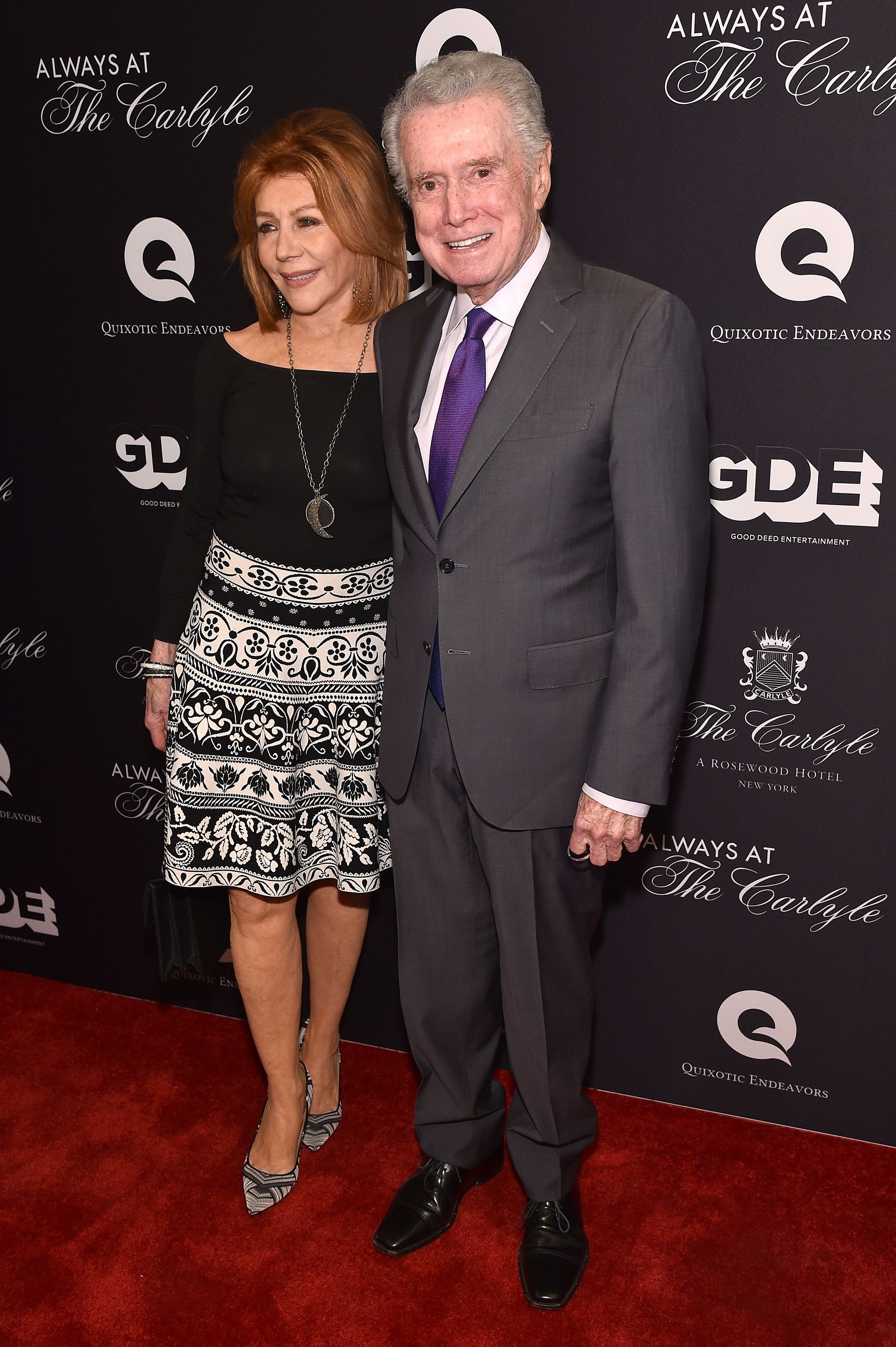 Joy and Regis Philbin at the "Always At The Carlyle" premiere on May 8, 2018, in New York City. | Source: Bryan Bedder/Getty Images