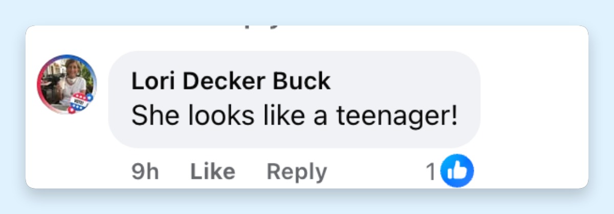 Netizens are stunned at how youthful she looked recently. Here's a comment abouther appearance on June 11, 2026 | Source: Facebook/New York Mickey