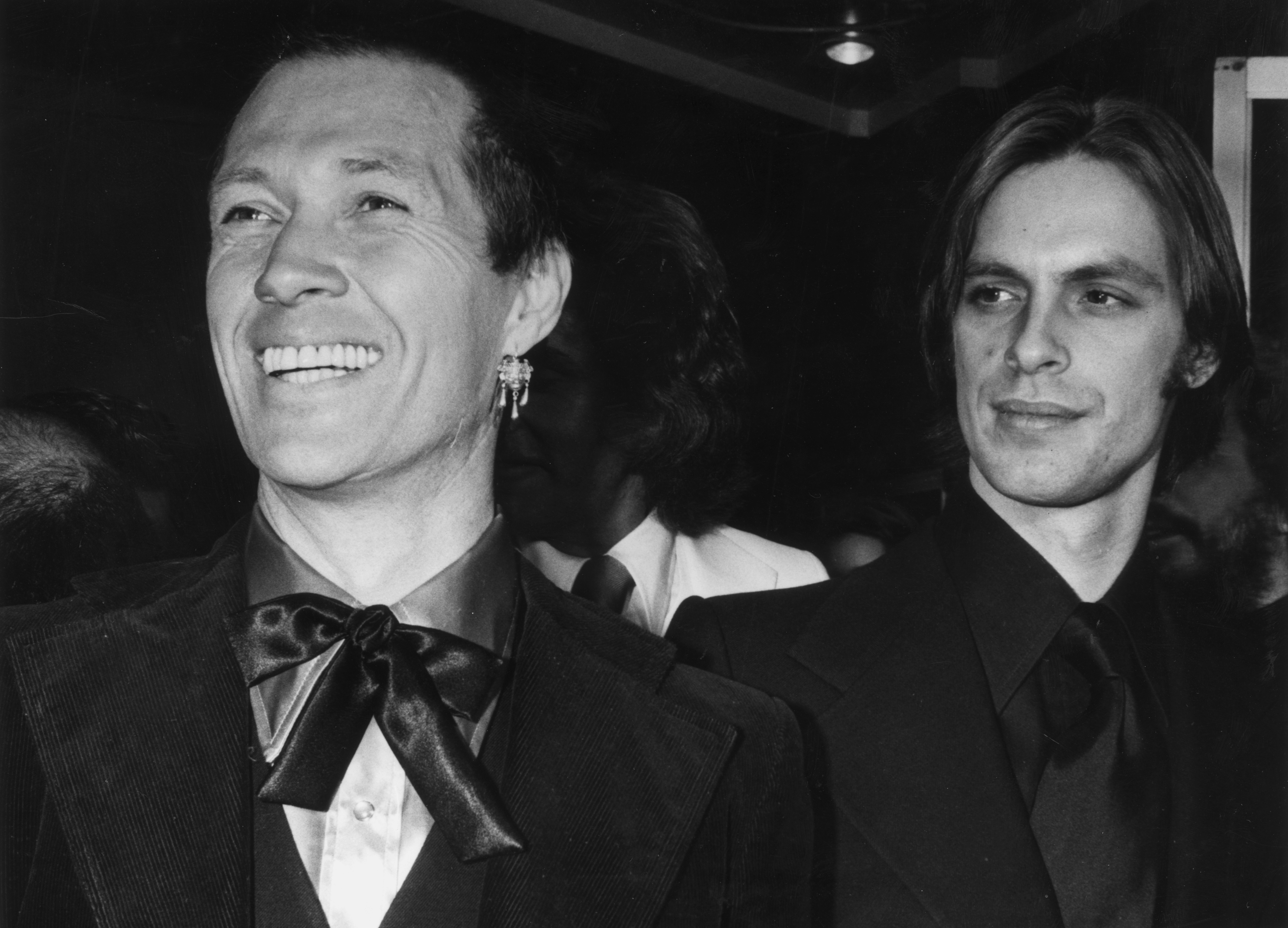 David Carradine (L) and Keith Carradine are pictured at the premiere of 'Life and Times of Xavier Hollander' on an unspecified date in Hollywood, California | Source: Getty Images