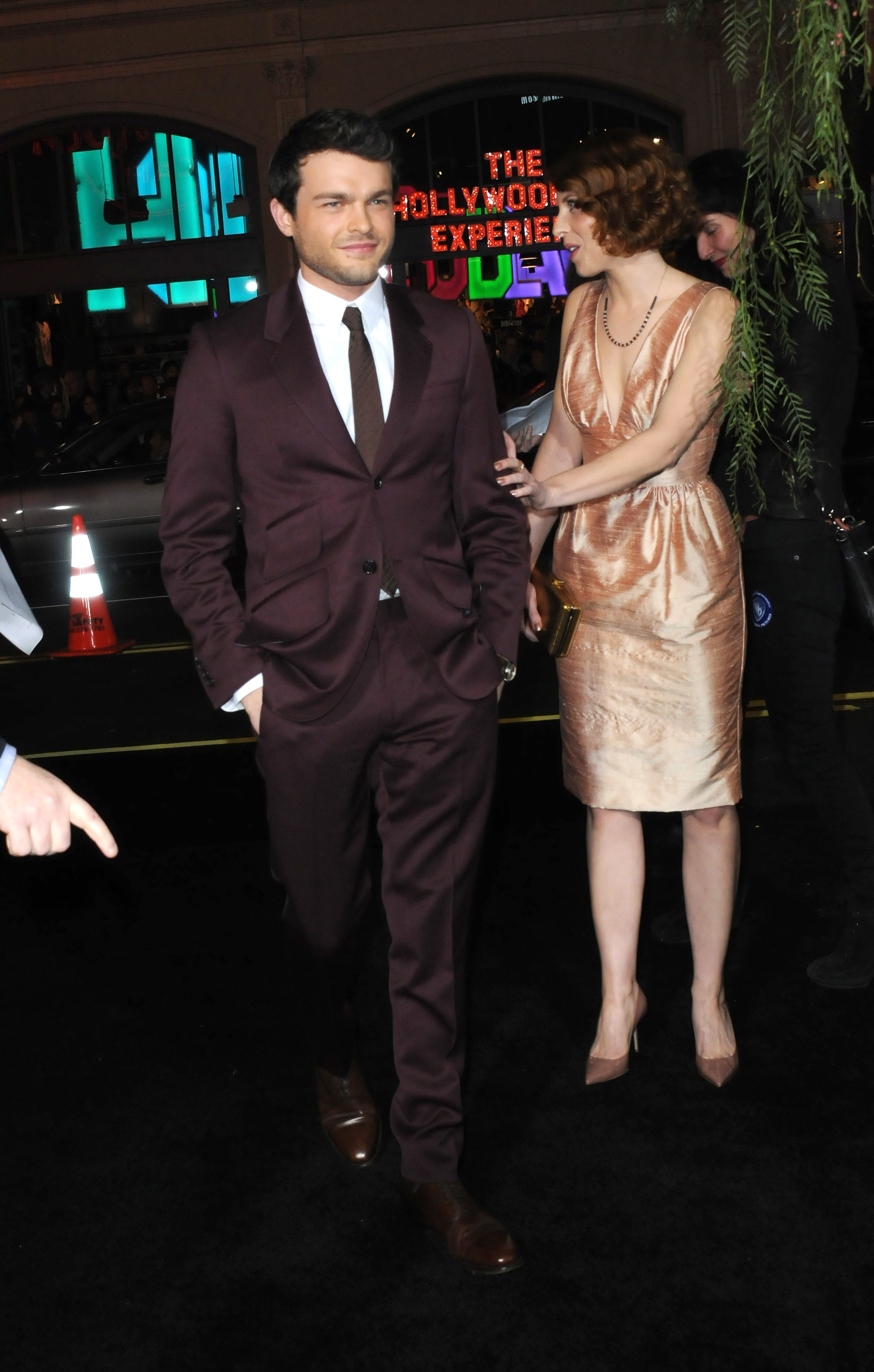 Alden Ehrenreich and Kelsey McNamee arrive for the Warner Bros. Pictures premiere "Beautiful Creatures" held at TCL Chinese Theater on February 6, 2013, in Hollywood, California. | Source: Getty Images