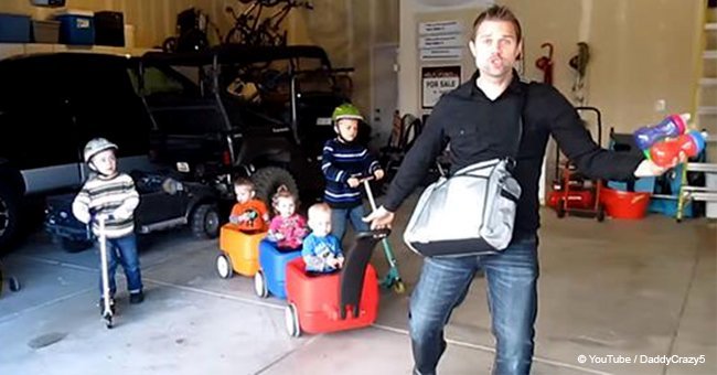 Mom made hilarious video of dad and their 5 kids as a family gift, but it quickly goes viral