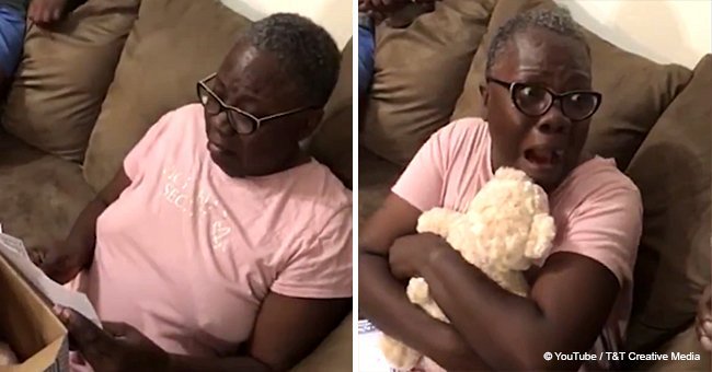 Woman breaks down in tears when she recognizes the voice from a teddy bear