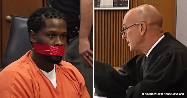 Judge orders to have defendant's mouth taped shut in courtroom in viral video