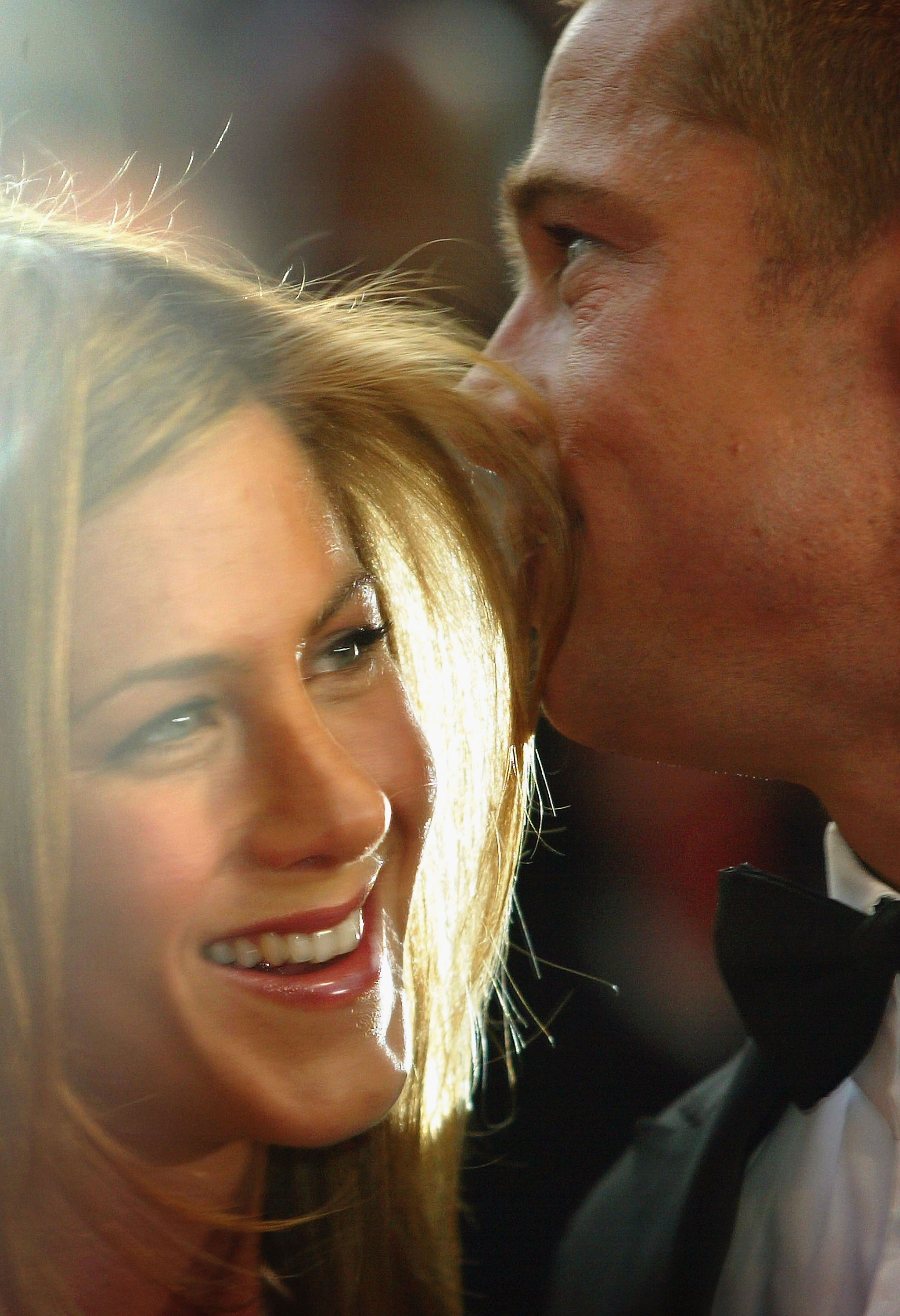 Brad Pitt and Jennifer Aniston attend the World Premiere of epic movie "Troy" at Le Palais de Festival on May 13, 2004 in Cannes, France | Source: Getty Images