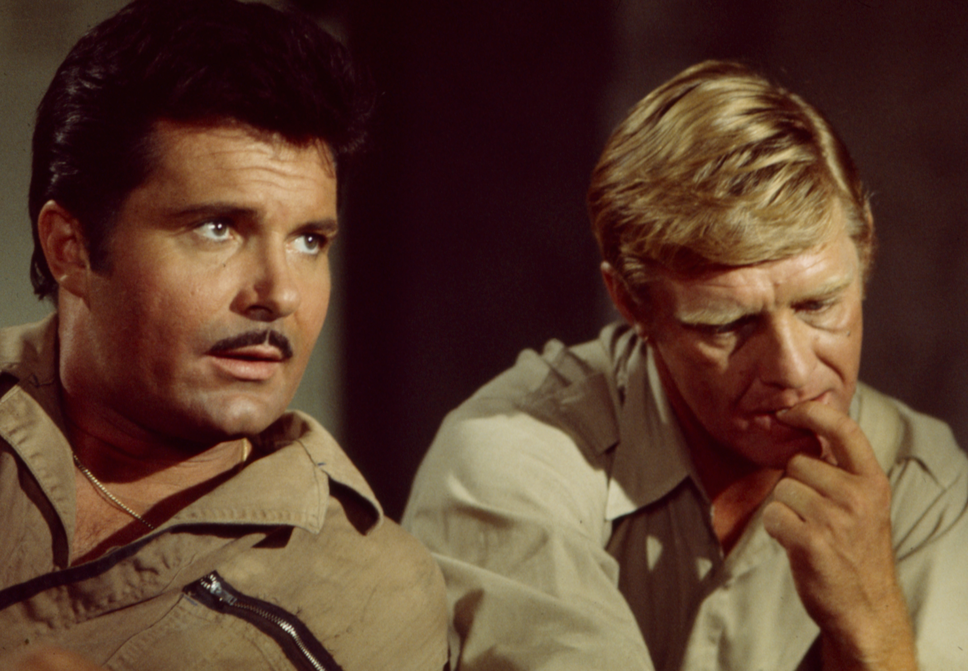 Max Baer Jr. and Don Knight starring in "The Birdmen" in 1971 | Source: Getty Images