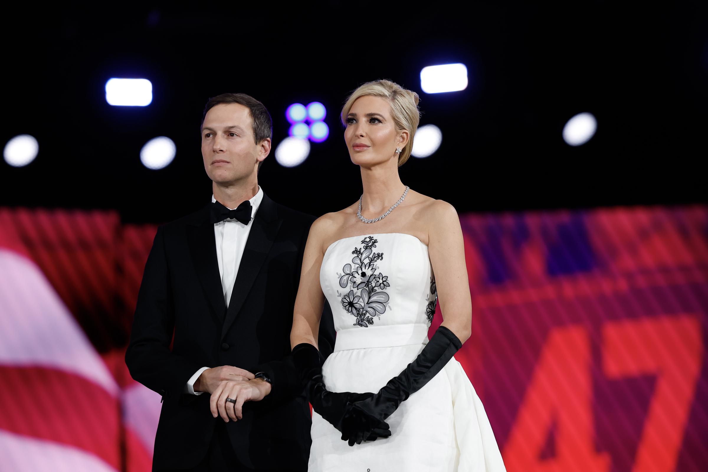 Jared Kushner and Ivanka Trump at the Liberty Inaugural Ball on January 20, 2025, in Washington, D.C. | Source: Getty Images