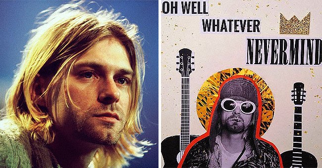 Pictured: The late lead vocalist of the Nirvana rock music band Kurt Cobain | Source: Getty Images and Instagram/@